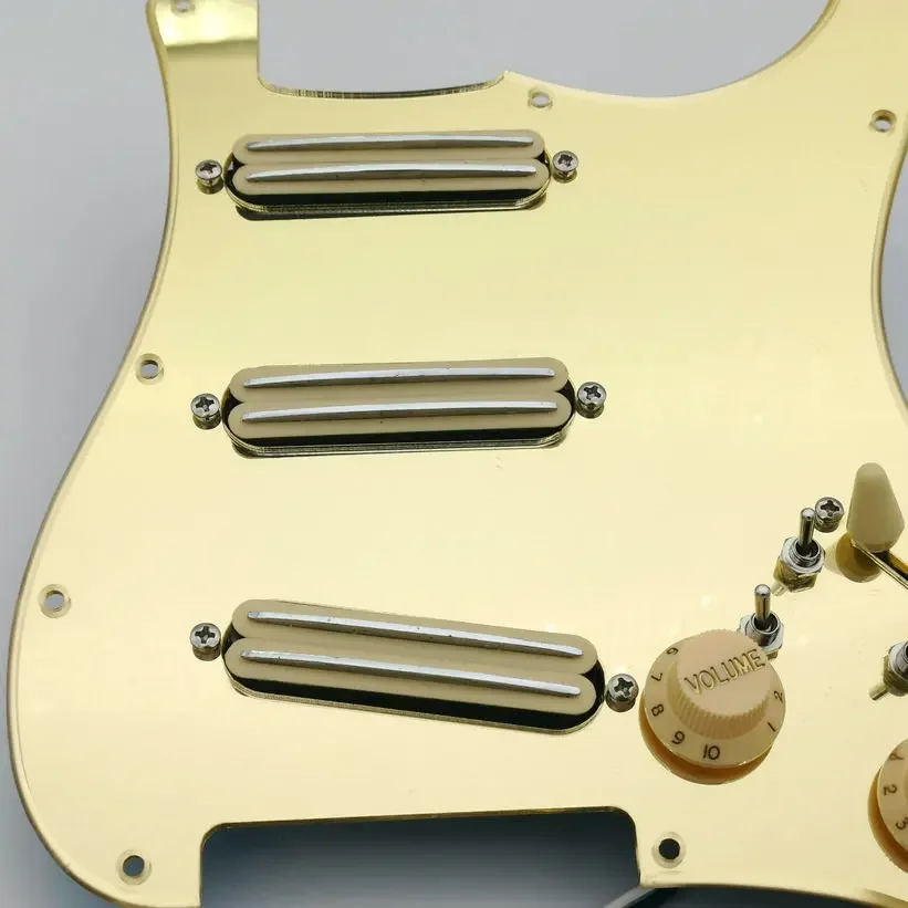 Golden mirror  Guitar Pickups fully loaded pickguard Humbucker Pickups Multifunctional push-pull single cut switch