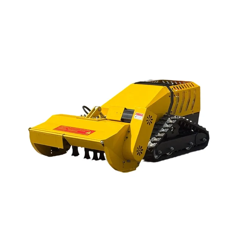 Remote Control Crawler Mower Orchard Weeder Multifunctional Garden Extended Range Mower High Power