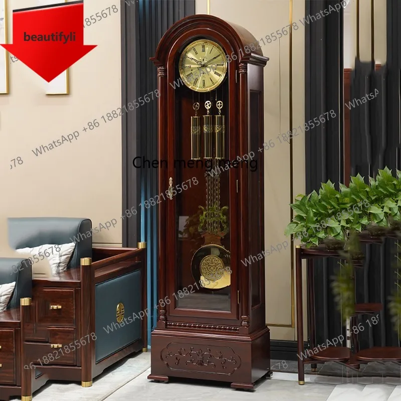 

M07 немецкие напольные часы с механизмом Helmler для гостиной, большие часы для сидения, ретро европейские вертикальные маятниковые часы