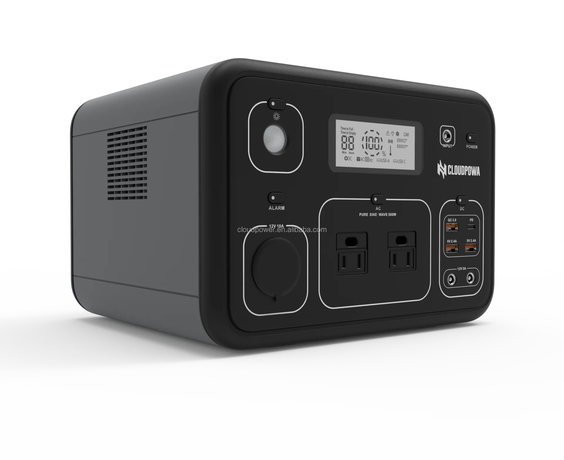 

power Bank электростанция с быстрой зарядкой для ноутбука, ноутбука, блок питания большой емкости 500 Вт