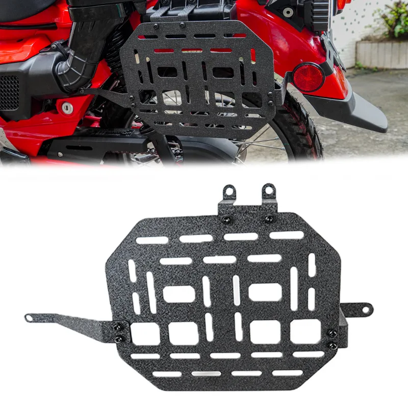 

Алюминиевая левая боковая тактическая крепежная пластина-удлинитель для заднего багажника мотоцикла, модифицированная для Honda CT125 Hunter Cub Trail 125