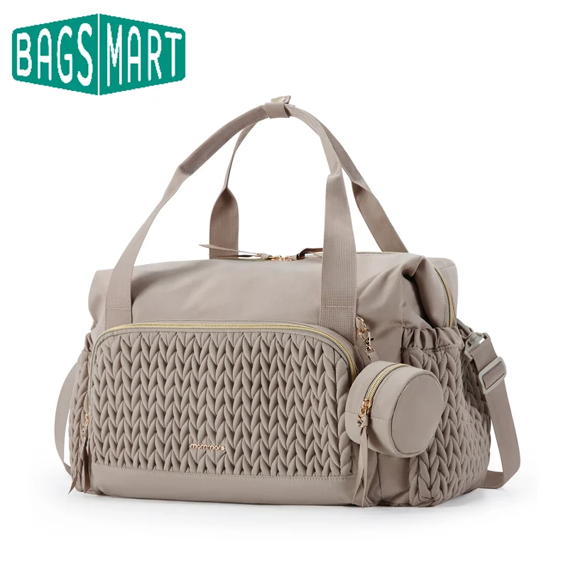 

mommore Diaper Bag Tote Large Capacity Travel Diaper Bags with Pacifier Case Hospital Bag for Labor Delivery Baby Bag