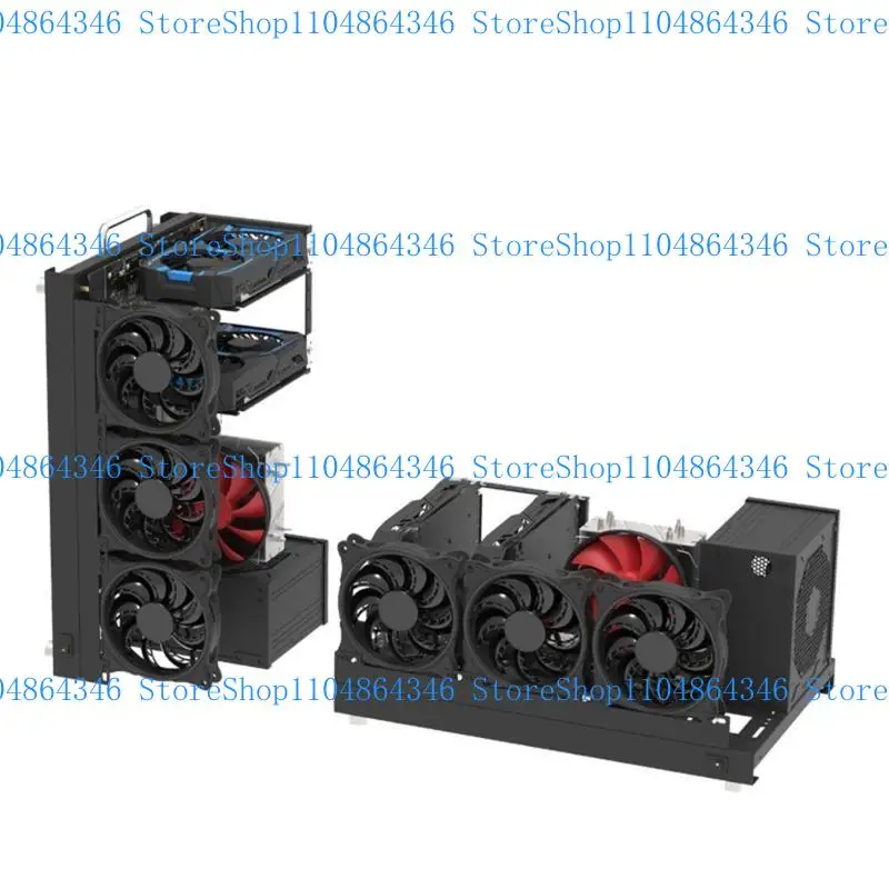 5asd Mining Rig Case GPU Mining Frame Expert Open Aluminum Frame Chassis Rack