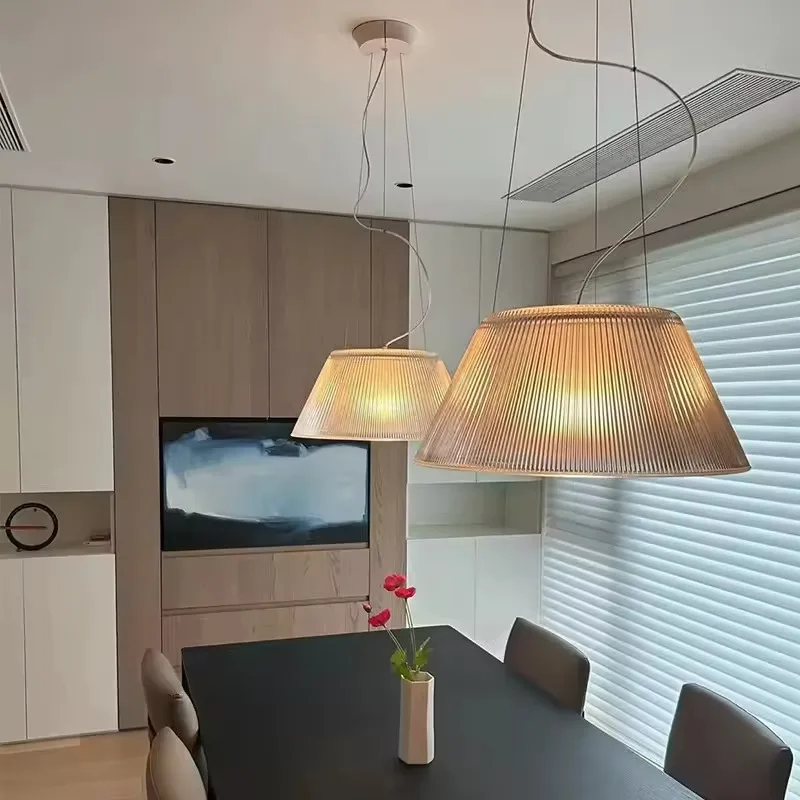 French Medieval Glass Pendent Lamp Living Dining Room Bar Counter Bedroom Study Home Decoration Light Designer Lighting Fixtures