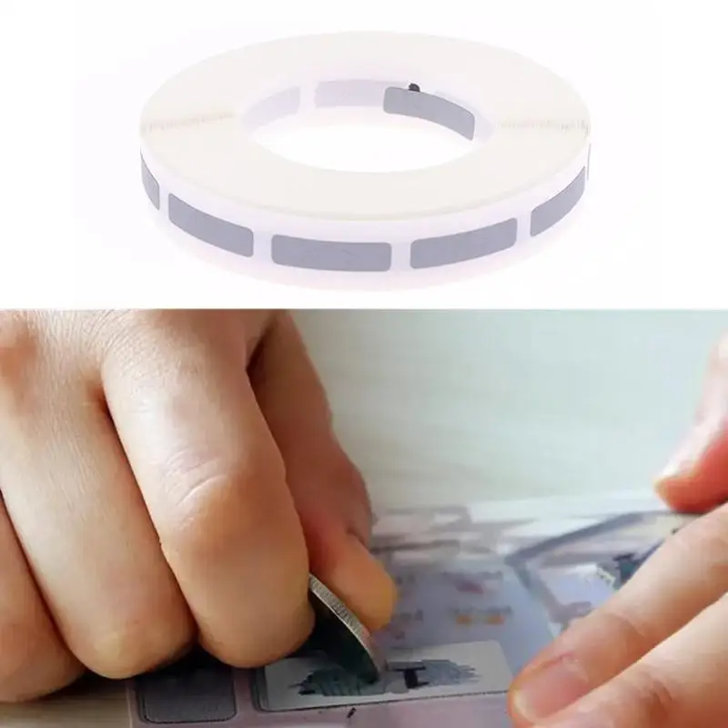 Etiquetas Raspables con Recubrimiento de Película para Tarjetas de Regalo, en Gris, Plateado y Dorado, para Vales de Canje DIY