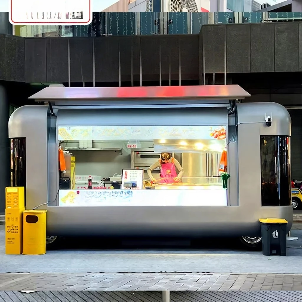 Mobile Catering Food Truck With Pizza Custom Led Display Screen Outdoor for  Food Trucks Mobile Mobile Food Van Kitchen
