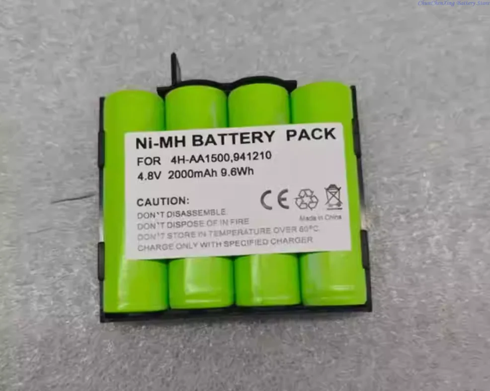 ALLCCX 4.8V 1500mAh/2000mAh/2500mAh Battery 4H-AA1500, 941210, 941213 For Compex Fit 1.0, Fit 3.0, SP2.0,SP4.0,Mi-Sport,Physio 5