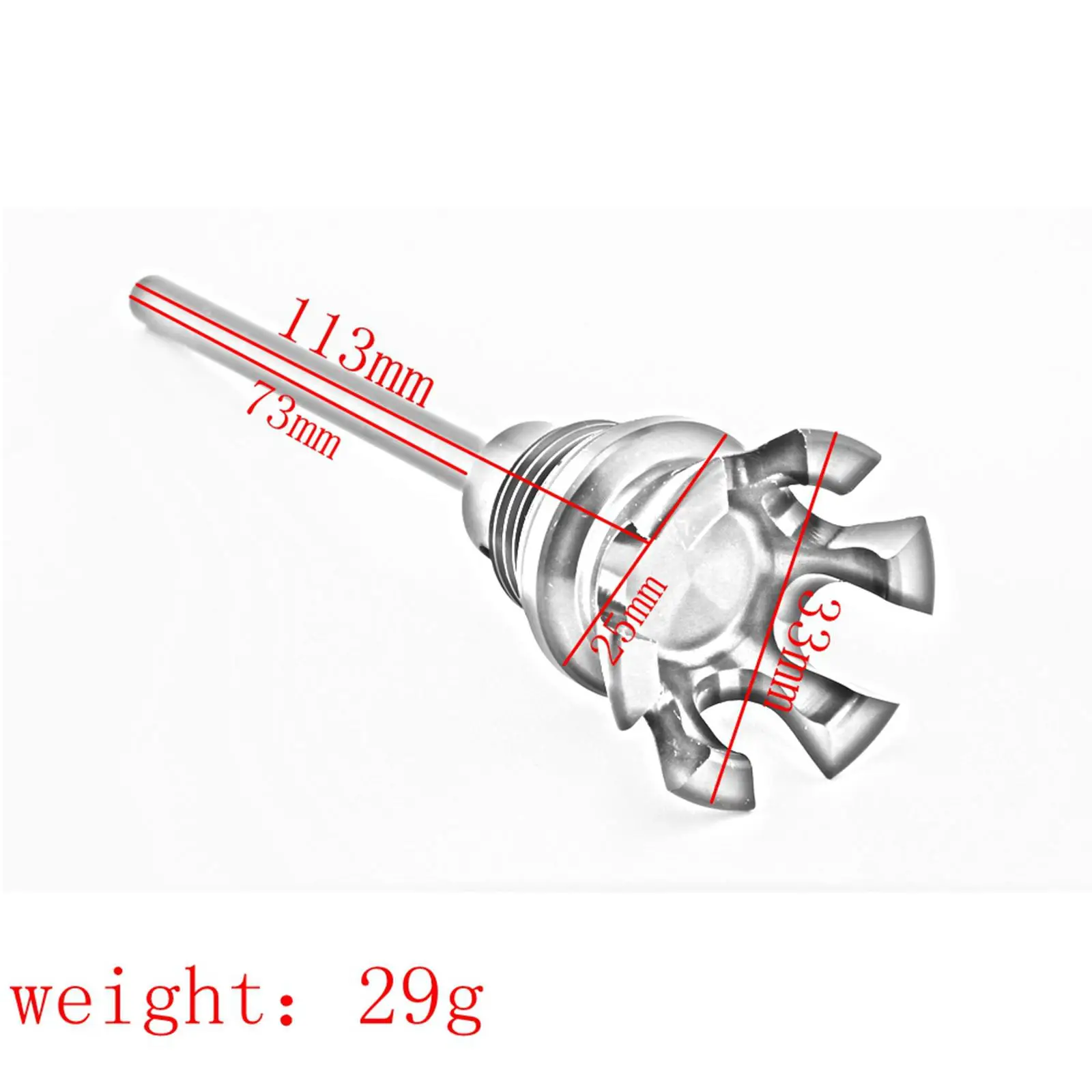 مقياس ناقل الحركة من سبائك الألومنيوم لزيت المحرك قطع غيار متينة