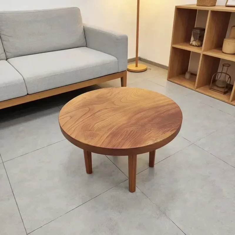 Modern Log Coffee Table Heavy Duty Eco Friendly Multi Purpose Home Bar Dining Table Affordable Solid Wood Top