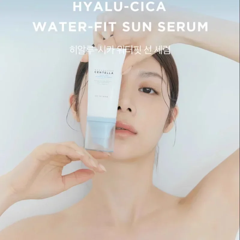 SPF50+ Facial Sunscreen with Hyaluronic Acid Centella for Sensitive Dehydrated Skin Moisturizing Cream