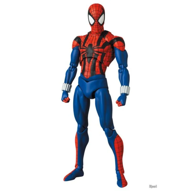 Medicom Toy Original MAFEX Series 143 Spider Man (Ben Riley) Comic Edition Action Figure Model Toys Ornaments Gifts Fo Boys
