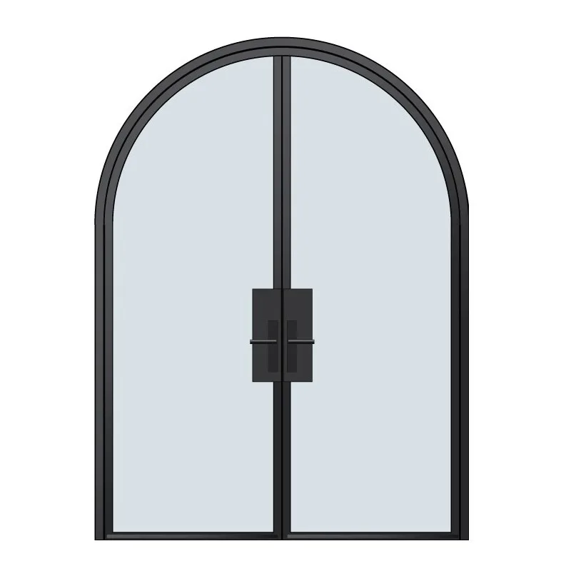 Custom Arched Glass Door Bathroom Kitchen Vintage Craft Sliding Door Bedroom Door