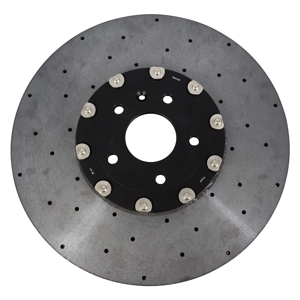 20981825 394 Mm 36mm Front Racing Front Carbon Ceramic Brake Disc For Chevrolet Corvette C6