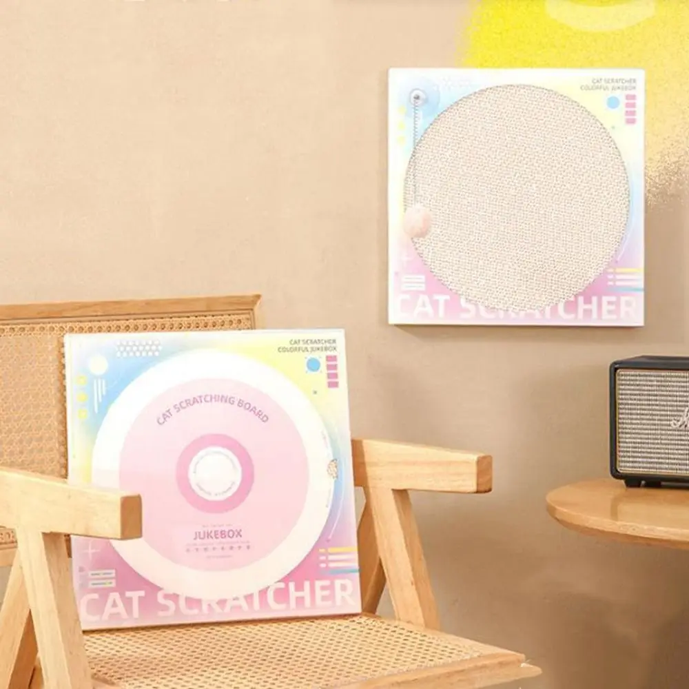 

Thickened Cat Scratch Pad Prevents Furniture Damage Wear Resistant Cat Scratcher Cardboard Grinding Claw with Bouncing Ball