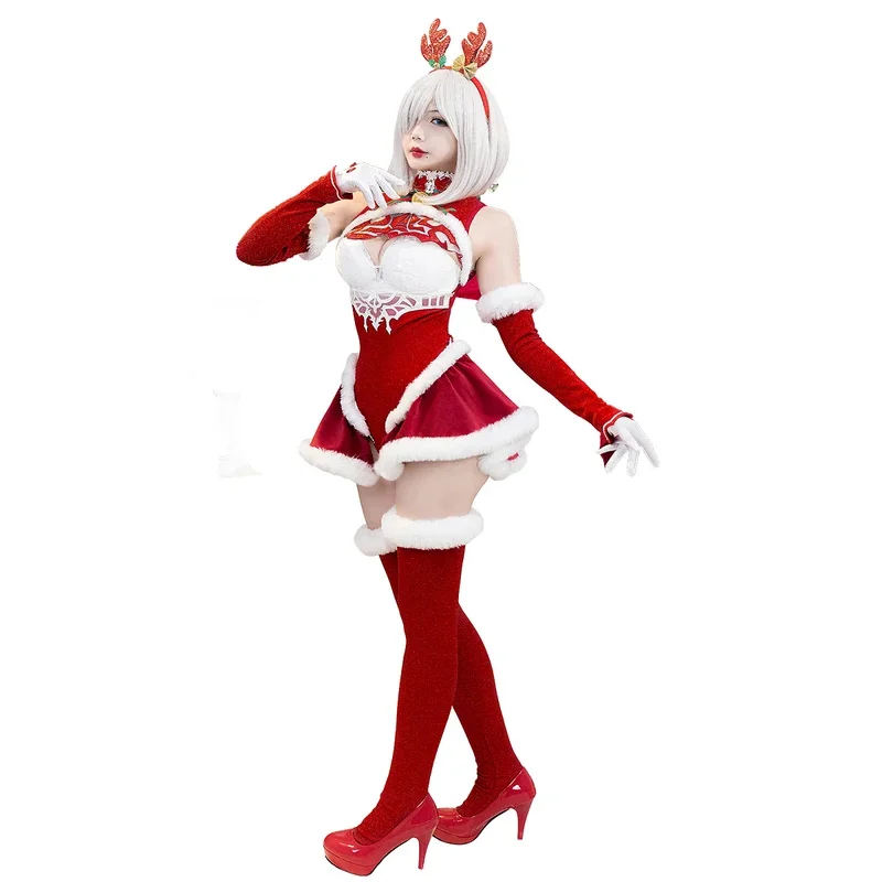 

Новинка 2025 года A888 2B Косплей NieRR:Automataa Yorhaa 2B Косплей Костюм Платье DISHWASHER1910 2B Хэллоуин Рождество B666@