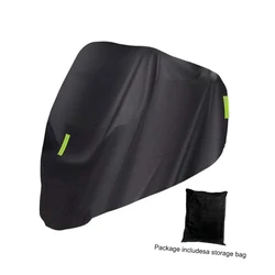 Universal Motorcycle Cover Waterproof Outdoor Protection Against Dust, Debris, Rain and Weather 210D Oxford Cloth