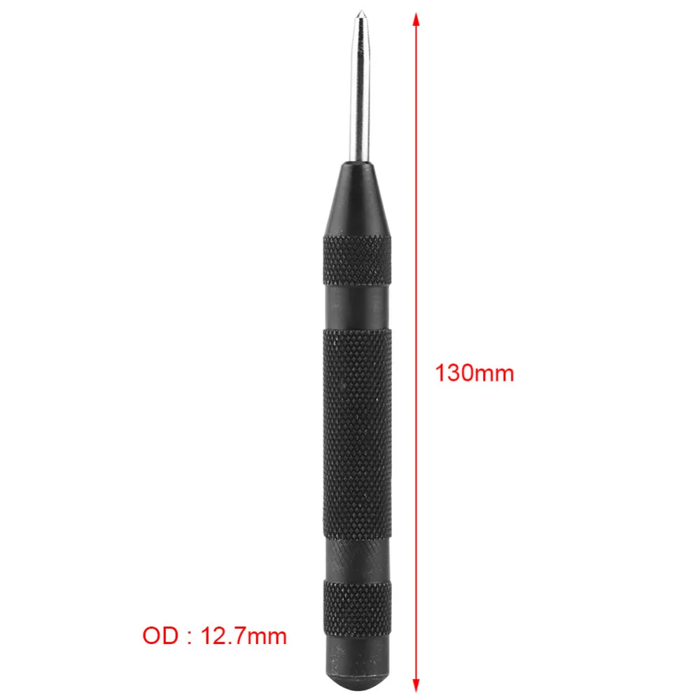 Automatic Center Punch Drill Center Punch Drill Bit Tools Spring Loaded Marking Starting Holes Tool Auto Center Pin Punch