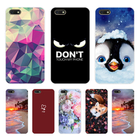 For Huawei Y5 2018 Case For Y5 Prime 2018 Case Soft Silicone Cover Cute TPU Fundas Coque for honor 7s/Y5 Lite 2018 Case Cover