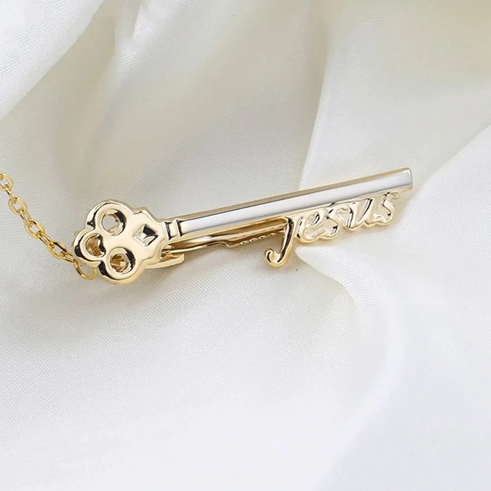 Instrument Musical Note Clasp Clip Copper Necktie Bar Clasp Metal Tie Clips Saxophone Fashion Jewelry Men Necktie Buckle