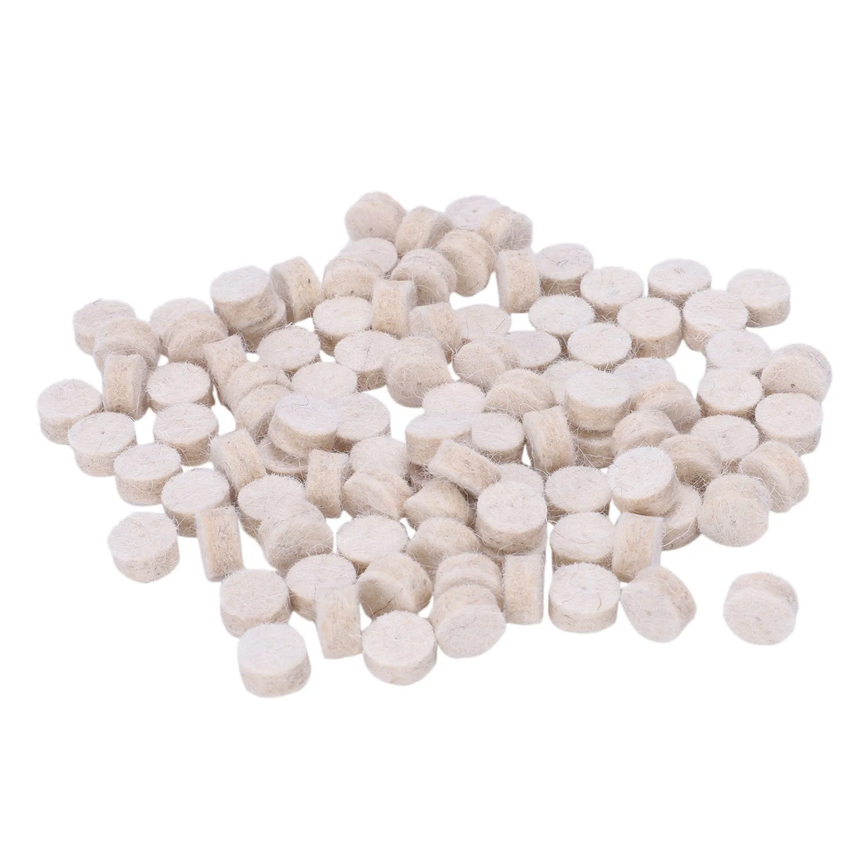300Pcs Wool Felt Polishing Buffing Round Wheel Tool + 6 Shank For Dremel Rotary