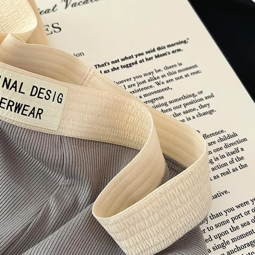 

For Breathable Men Boxer Underwear High Elasticity Boxers Men's Mid-rise Letter Print Boxer Shorts with High Elasticity U-convex