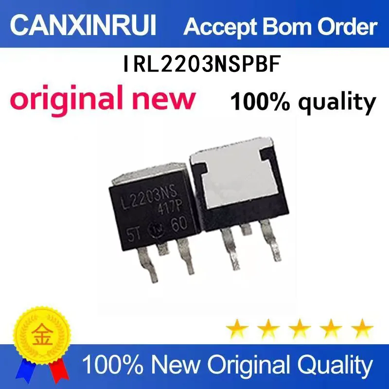 (5-100 Pieces)New IRL2203NSPBF L2203NS TO-263 116A 30V 3.8W MOS chip IC