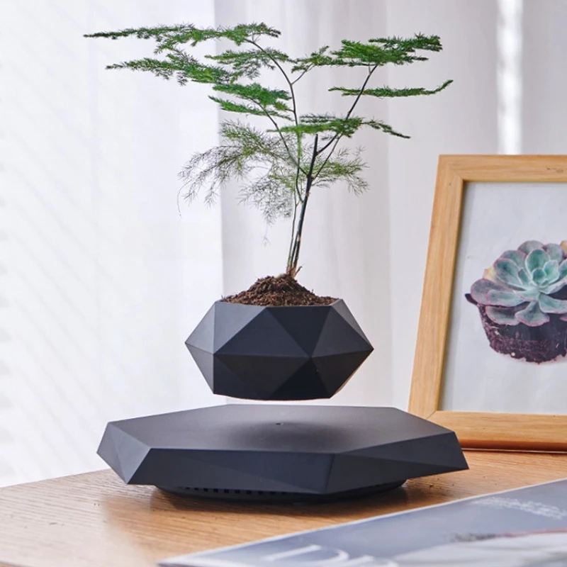 Creative birthday gift for girlfriends, girlfriends, girls, healing system,simulated green plant indoor levitation potted plants