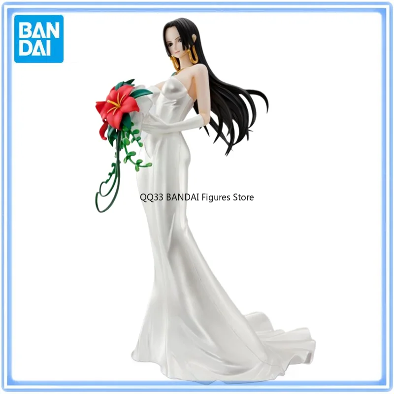Bandai Original Anime ONE PIECE Boa·Hancock-WEDDING Ver. Action Figure Model Hobbies Collectible Desktop Decoration