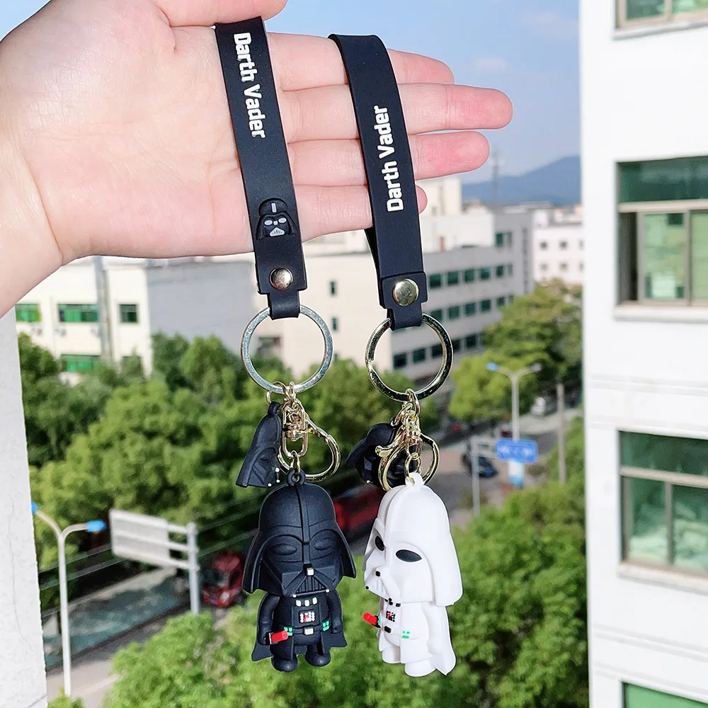 Car Keyring Cartoon Darth Vader Keychain Creative Car Keychain Motorcycle Keychain Decorative Accessory Accessories view 5