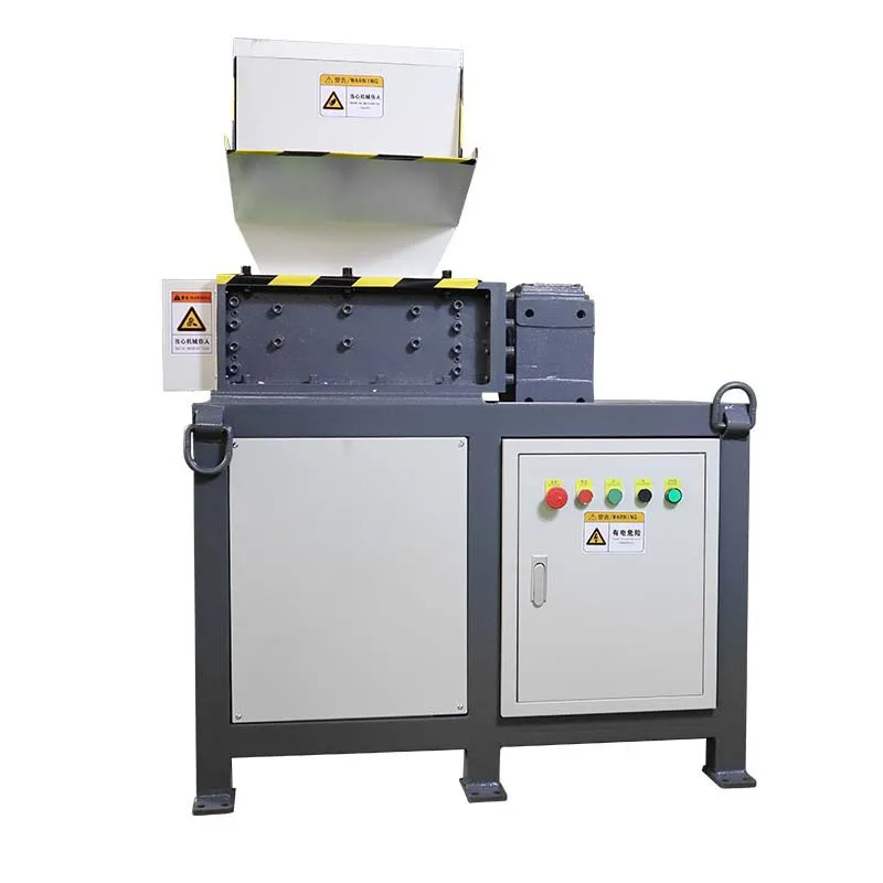 Pencacah Kayu Kepala Samping Logam Kecil dari Baja Tahan Karat Penghancur Limbah Konstruksi Penghancur Batu Bata