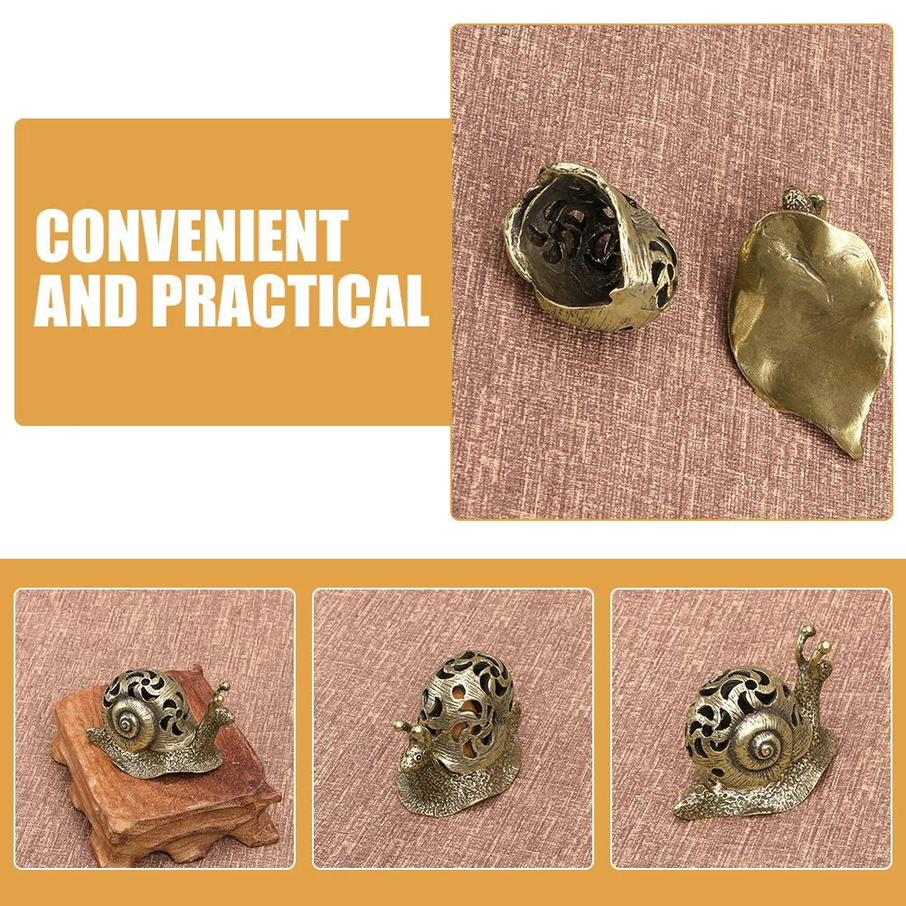 

Brass Incense Holder Unique Desktop Adornment Practical Break Resistant Censer Ornament Incense Cone Burner