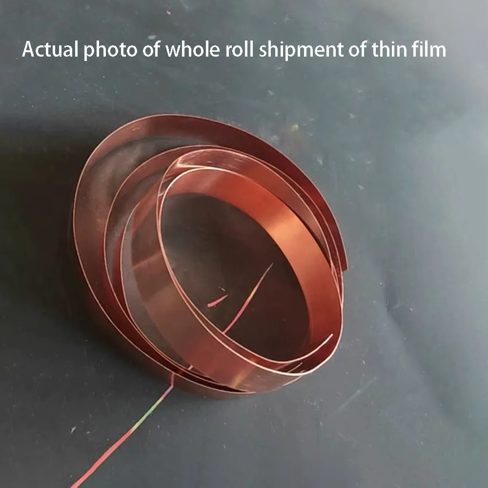 T2 Red Copper Flat Bar Plate Strip Thick 0.05/0.1-20mm Pure Copper Rectangular Solid Metal Sheet Width 15/20/25mm Length 500mm