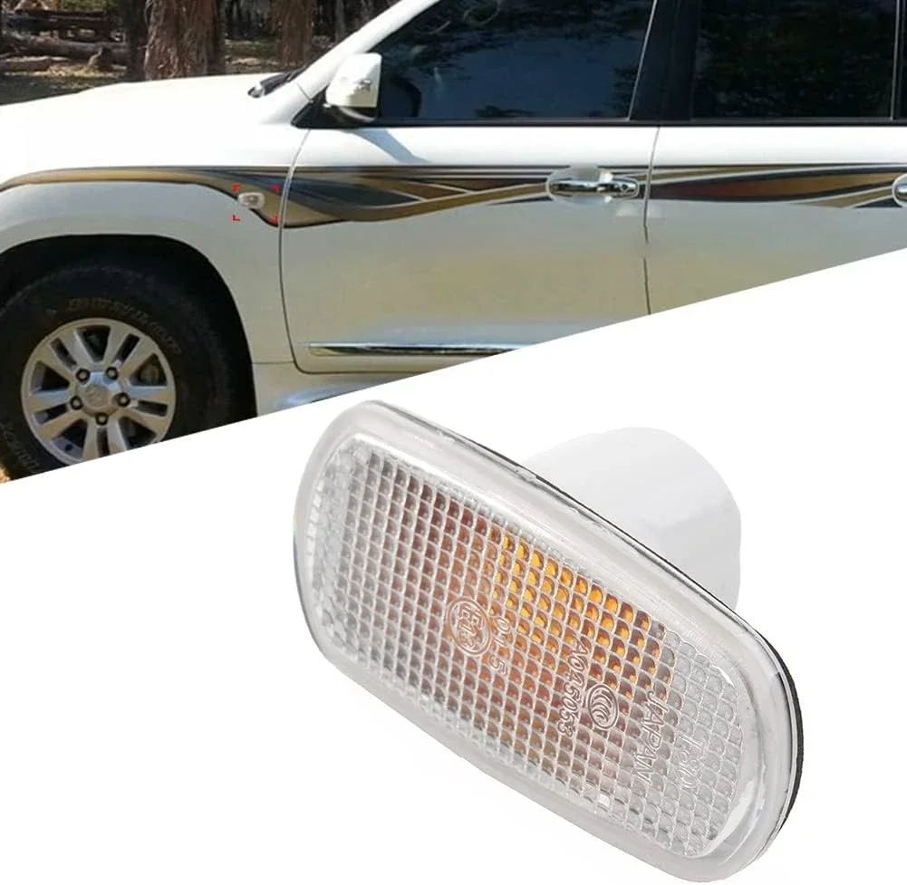لتويوتا لاند كروزر برادو 2002-2010 RAV4 لاند كروزر لكزس SC430 2001-2005 LH = RH الحاجز مصباح الجانب بدوره مصباح إشارة #1