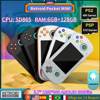 Retroid Pocket MINI Retro Handheld Game Video Player Console 3.7 Inch OLED HD Screen Android Gaming 6+128G WiFi PSP PS2 RP Mini