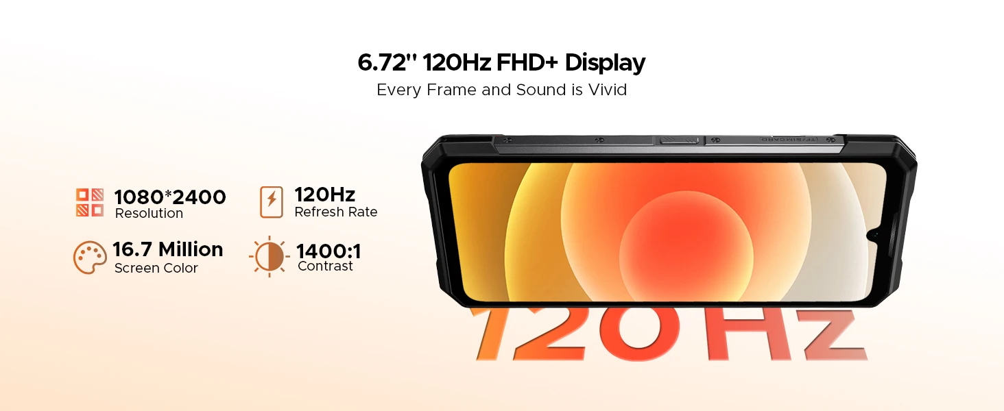 Global Version DOOGEE S200 VIP 5G Rugged Phone 6.72" 120Hz Display 12GB 256GB 100MP AI Main Camera 10100mAh Battery Smartphone