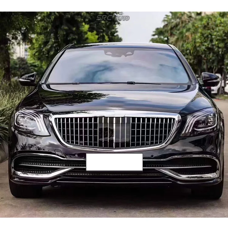 قطع غيار السيارات W222 ترقية 2020 نمط BodyKit شواء LED المصابيح الأمامية المصابيح الخلفية مصدات طقم الجسم ل 2014-2017