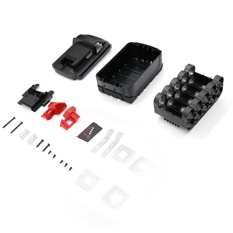 Battery Plastic Case Li-Ion Battery Case Plastic For Milwaukee 10 Core 18V 21700 Kit