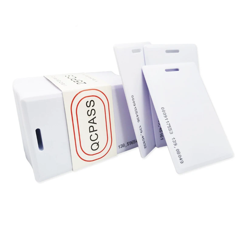 

50pcs/lot 125KHz 1.8mm thick EM ID TK4100 Card Read-only Smart Chip Non-rewritable Token for Access Control Time Attendance