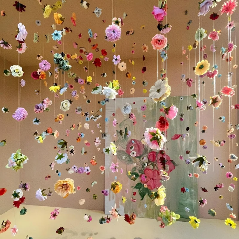 20 Stück Künstliche Schwimmende Blumen für Vorhänge, Hochzeitspaar-Fotodekorationen, DIY-Blumendesign, Bastelzubehör, Heim- und Partydekoration – Detail 2