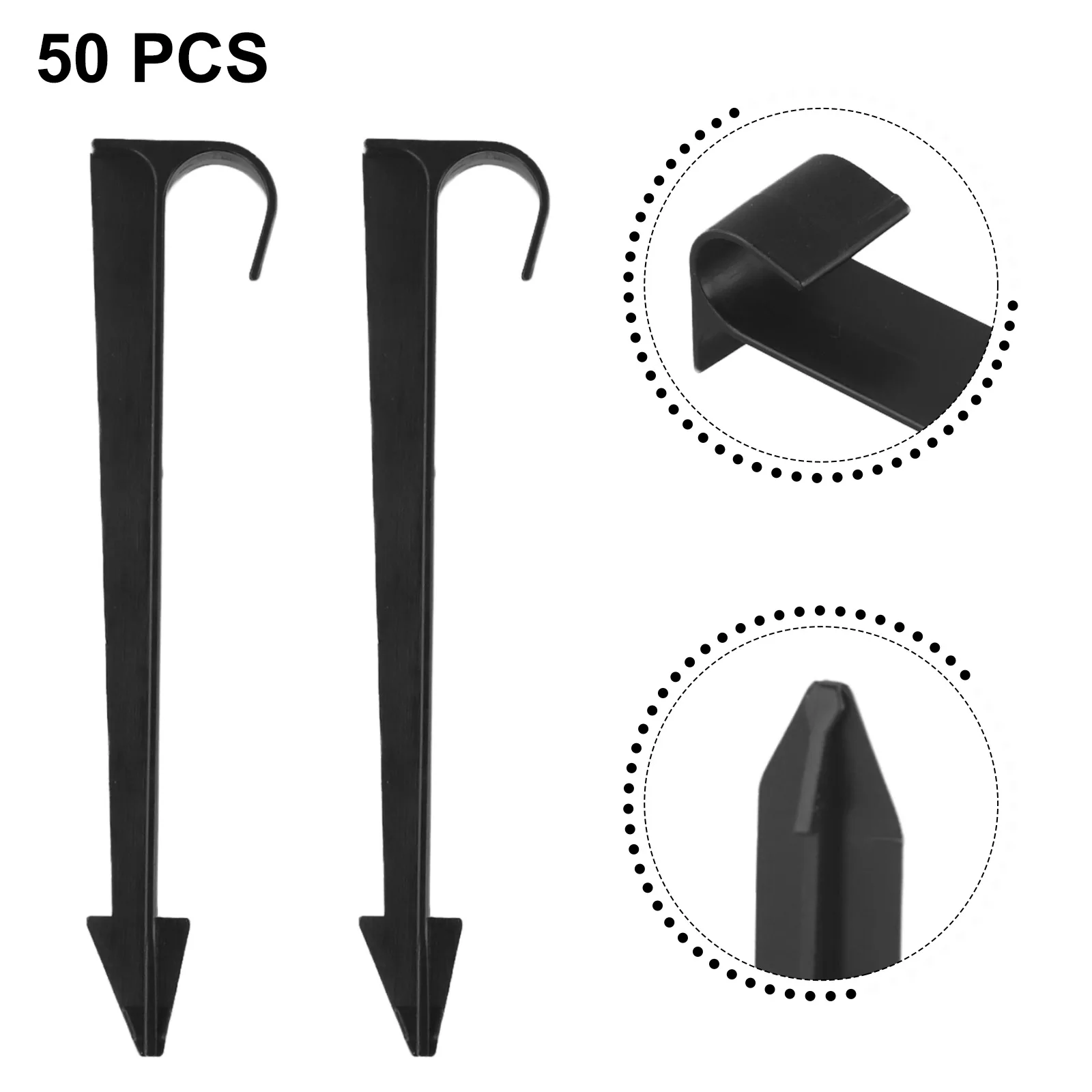 50pcs Garden Hose Holder for 16mm 20mm PE Pipe Drip Clay Pipe Suitable for Use with Common Garden Watering Systems