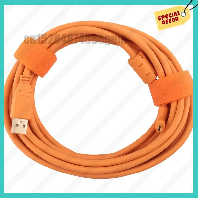 -ABJZ 5M cámara SLR ordenador USB Mini 8Pin Cable de disparo atado componente para Nikon D750 D7100 D7200 DF