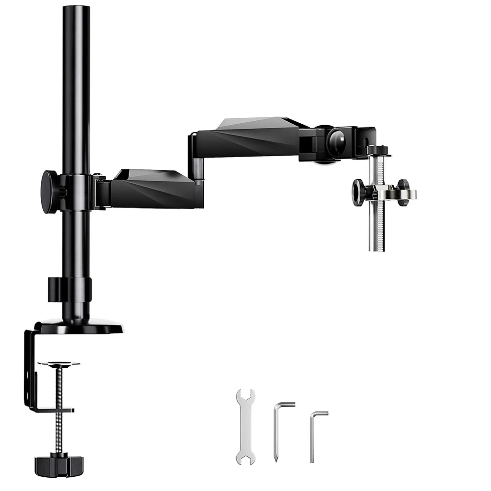 

Elikliv Microscope Articulating Arm Clamp 360°Rotatable Universal Focusing Rack for 4k Microscope EM4K EDM202 EDM201 EDM9 EDM4