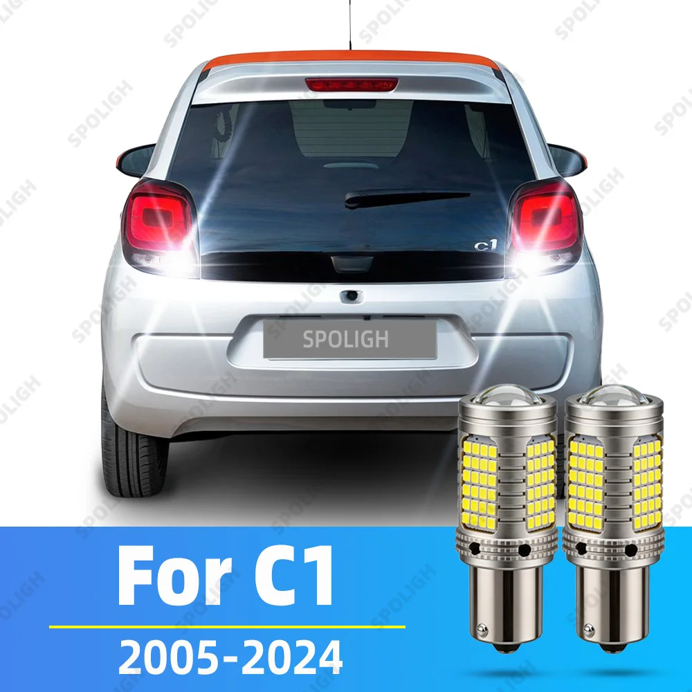

For Citroen 1 2 LED Reverse Lights Car Reversing Lamp Backup LED Back Up Bulb 2005-2016 2017 2018 2019 2020 2021 2022 2023 2024