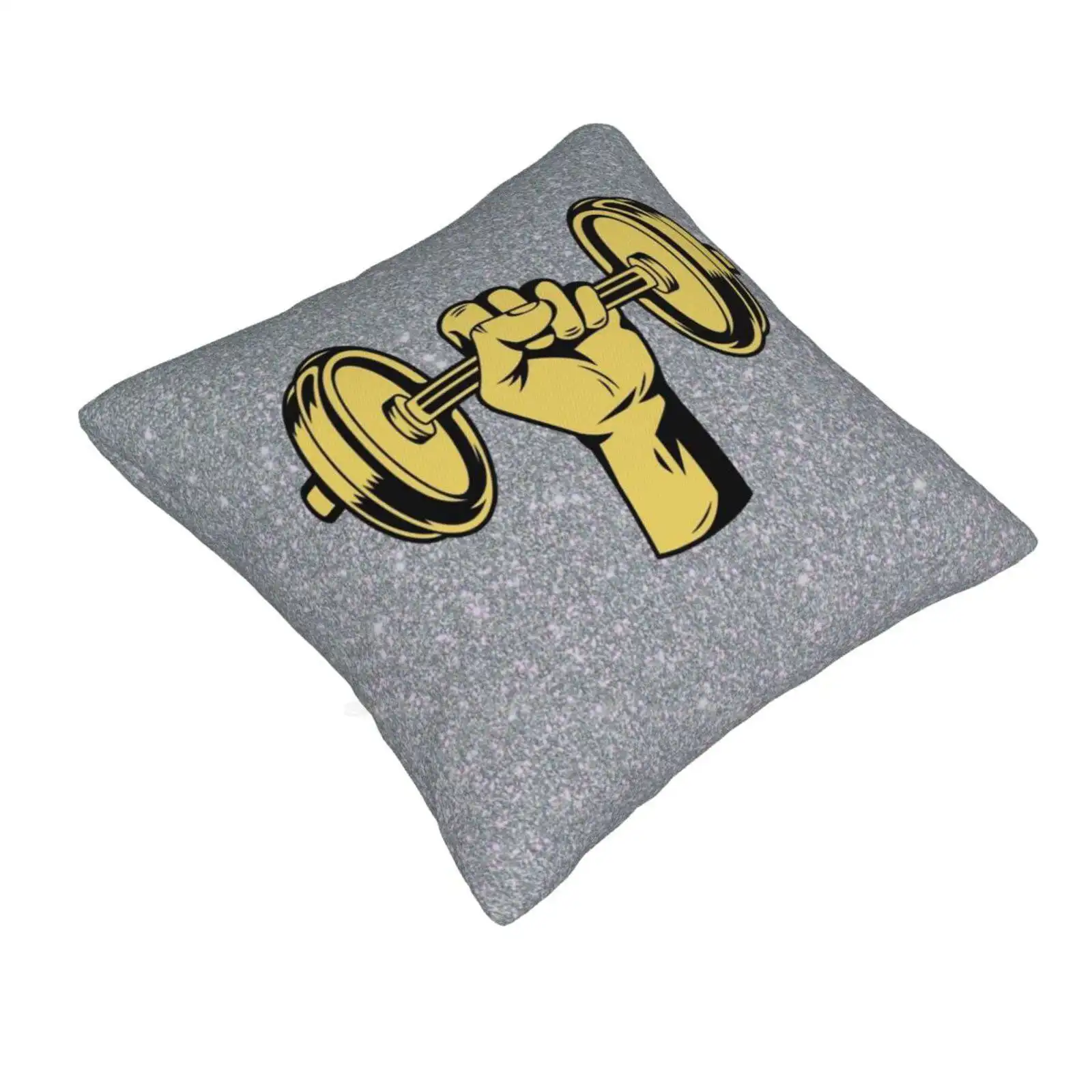 Weight Lifting Pillows Case Bedroom Home Decoration Weight Lifting Gym Pump Hand Motivation Self