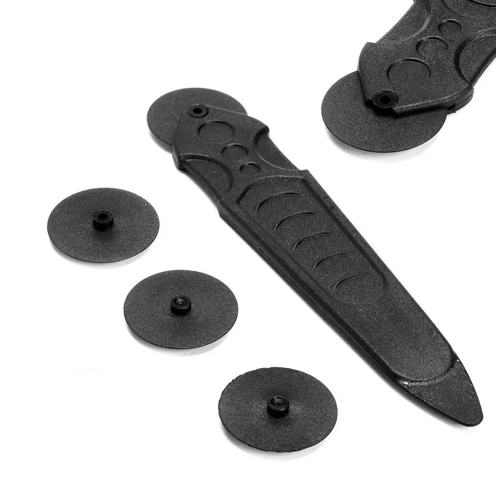 Carbon Fiber Roller Lever Tool For Screen Separation LCD Frame Removal And Display Repair With 4 Replacement Wheels