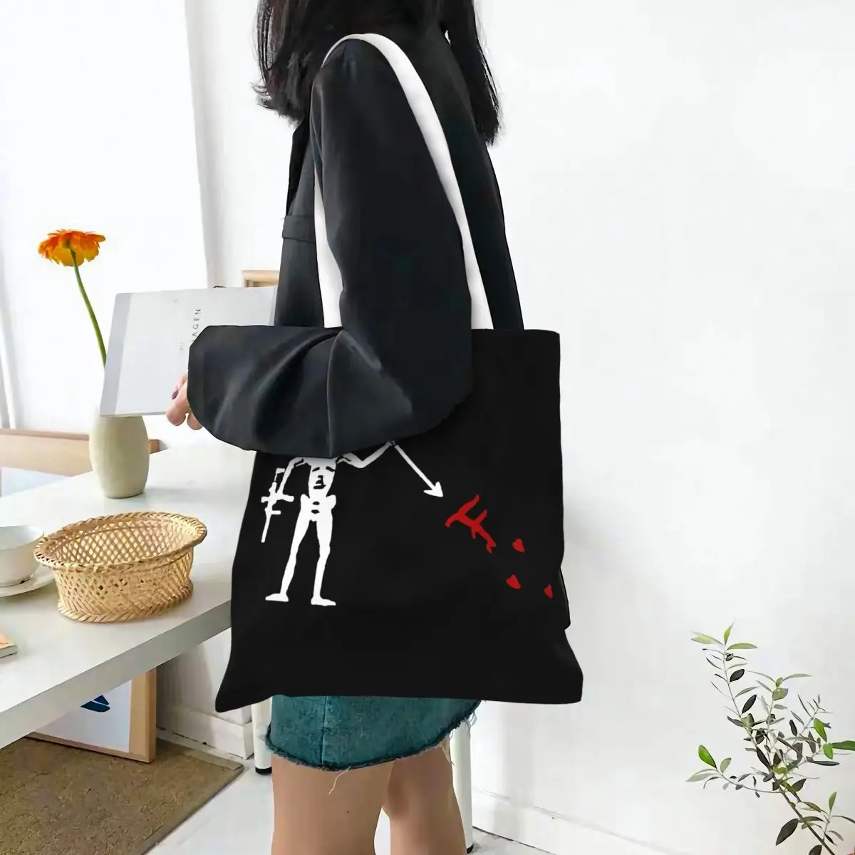 Forward Observations Group Canvas Tote Bag Trendy Large Capacity Shopping Bag for Unisex Shopping Bags