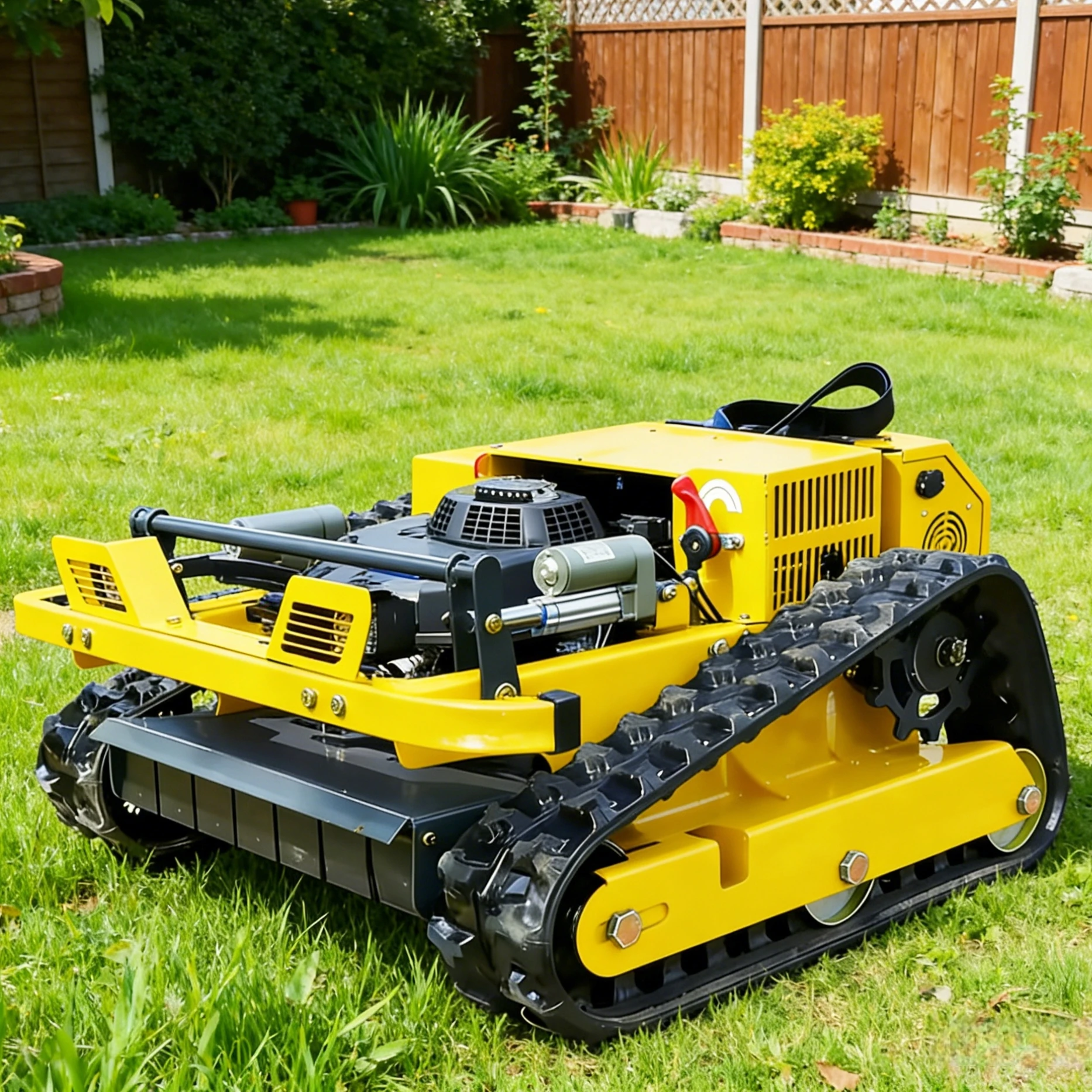 

Lawn Mower Customized Small Robot Hillside Grass Weeding Tool Crawler Mower Mow the lawn Grass Cutter Fast delivery