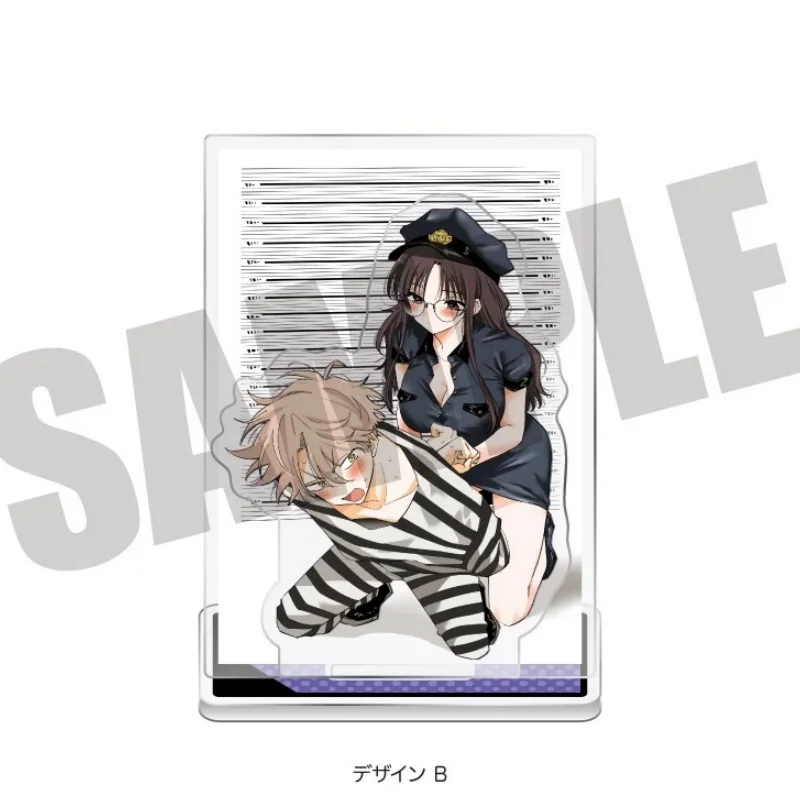 15CM Anime Tonari no Seki no Yatsu ga Soiu Me de Mitekuru Acrylic Figure Stand Keychain Ooshima Cosplay Charm Gifts Dual plug-in