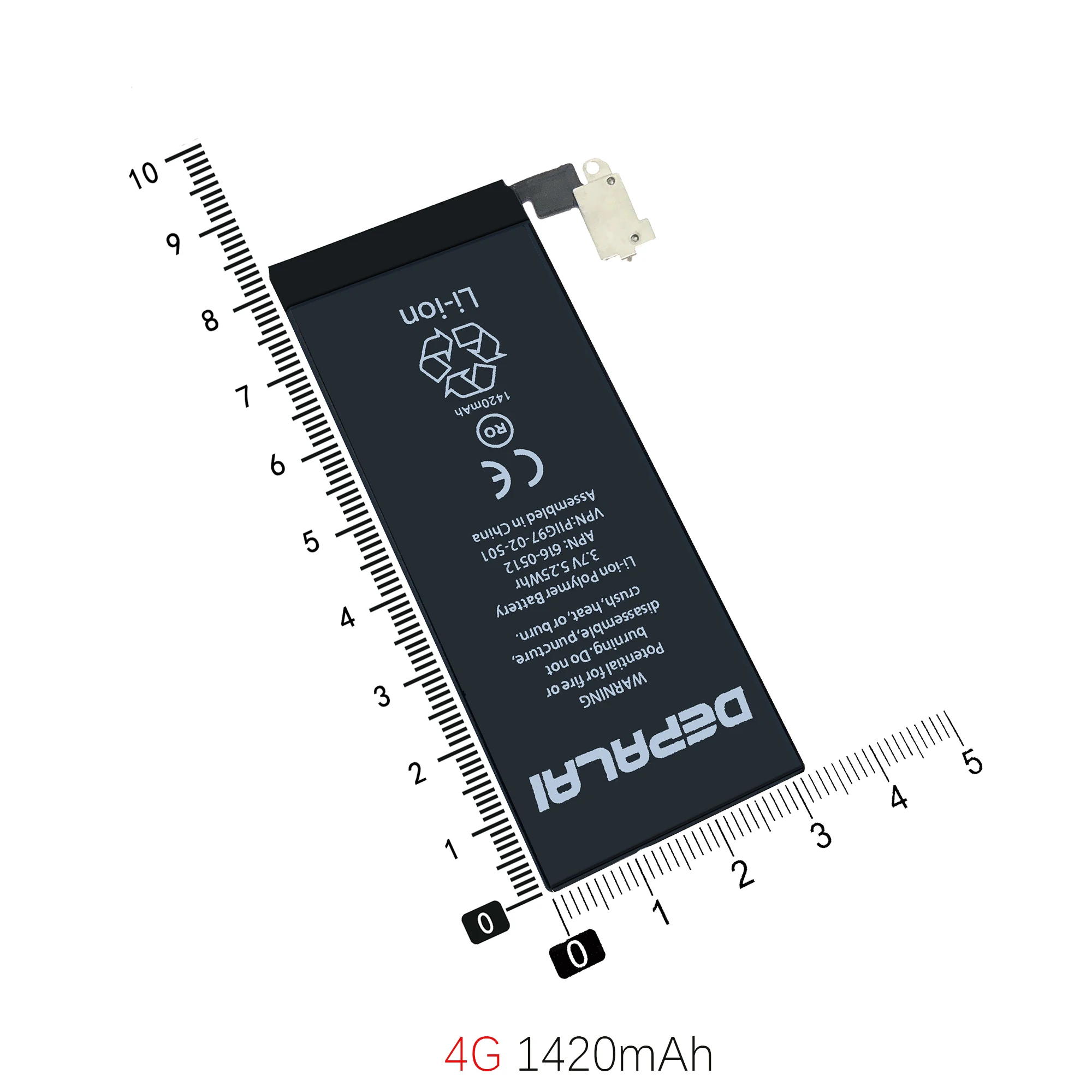 For iPhone 4 5 Phone Battery 4S 5S replacement battery 5SE Bateria High Capacity 0 Cycles Mobile Phone Battery Polymer