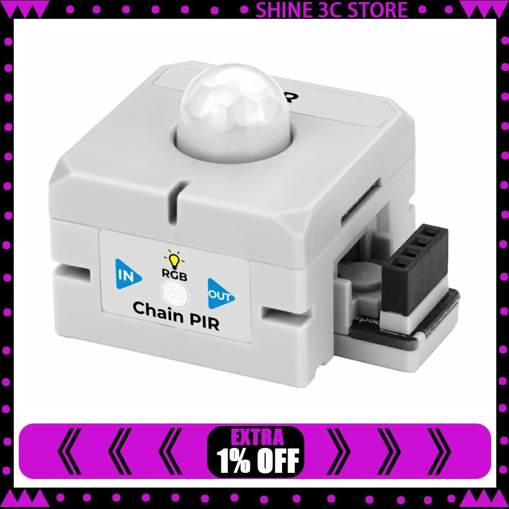 M5Stack Chain PIR STM32G031 Passive Infrared Motion Sensor Node Module for Chain Series IoT Development